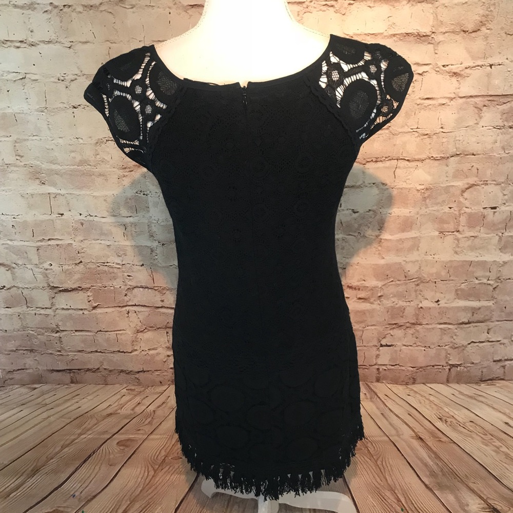 Nanette Lepore Short Sleeve Lace Mini Dress - Picture 5 of 7